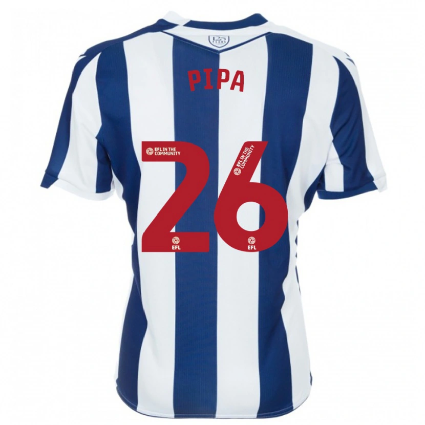 Danxen Herren Pipa #26 Marine Weiß Heimtrikot Trikot 2025/26 T-Shirt Österreich