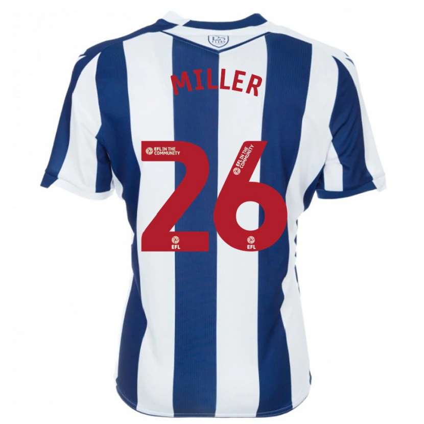 Danxen Herren Nna Miller #26 Marine Weiß Heimtrikot Trikot 2025/26 T-Shirt Österreich