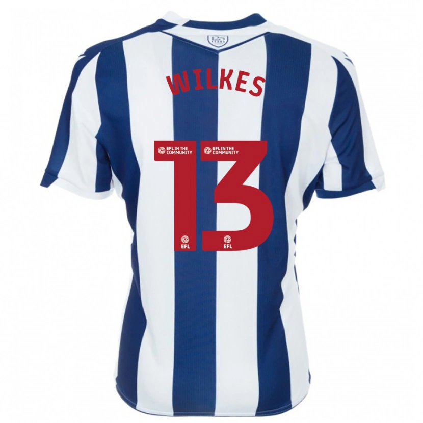 Danxen Herren Liam Wilkes #13 Marine Weiß Heimtrikot Trikot 2025/26 T-Shirt Österreich
