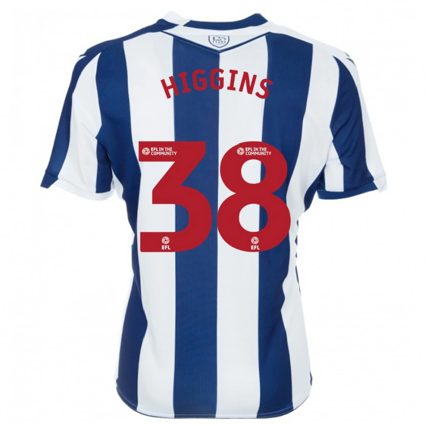 Danxen Herren Akeel Higgins #38 Marine Weiß Heimtrikot Trikot 2025/26 T-Shirt Österreich