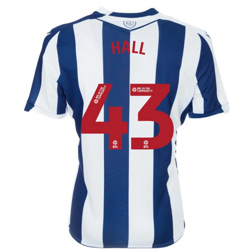 Danxen Herren Reece Hall #43 Marine Weiß Heimtrikot Trikot 2025/26 T-Shirt Österreich