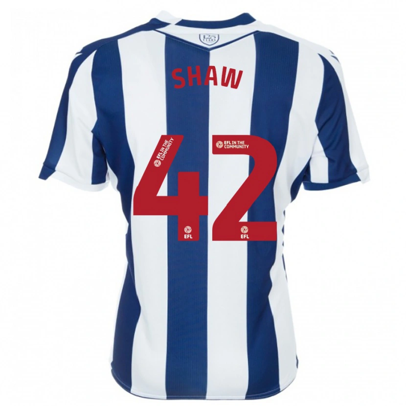 Danxen Herren Josh Shaw #42 Marine Weiß Heimtrikot Trikot 2025/26 T-Shirt Österreich