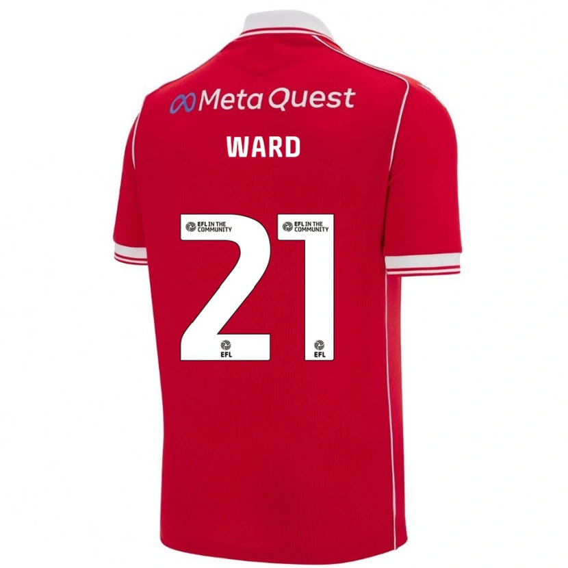 Danxen Herren Danny Ward #21 Rot Weiß Heimtrikot Trikot 2025/26 T-Shirt Österreich