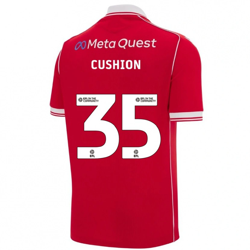 Danxen Herren Owen Cushion #35 Rot Weiß Heimtrikot Trikot 2025/26 T-Shirt Österreich