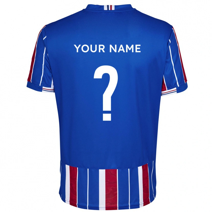 Danxen Herren Ihren Namen #0 Blau Rot Weiß Heimtrikot Trikot 2025/26 T-Shirt Österreich