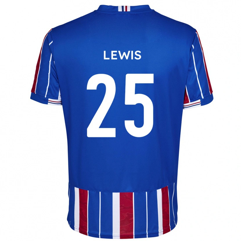 Danxen Herren Harry Lewis #25 Blau Rot Weiß Heimtrikot Trikot 2025/26 T-Shirt Österreich