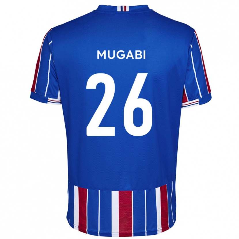 Danxen Herren Bevis Mugabi #26 Blau Rot Weiß Heimtrikot Trikot 2025/26 T-Shirt Österreich