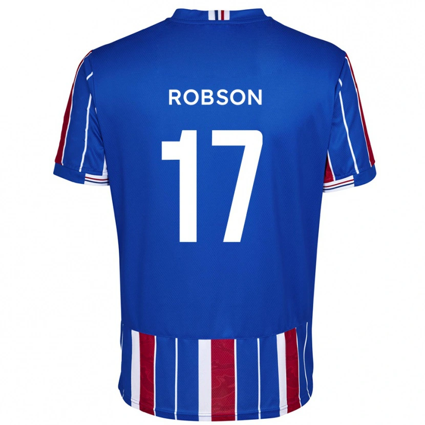 Danxen Herren Ethan Robson #17 Blau Rot Weiß Heimtrikot Trikot 2025/26 T-Shirt Österreich
