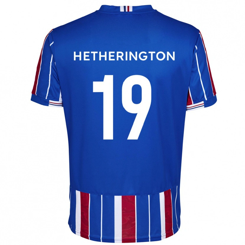 Danxen Herren Sam Hetherington #19 Blau Rot Weiß Heimtrikot Trikot 2025/26 T-Shirt Österreich