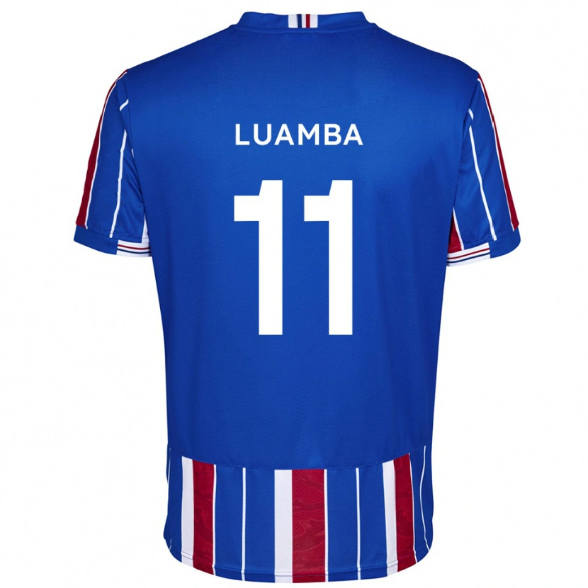 Danxen Herren Junior Luamba #11 Blau Rot Weiß Heimtrikot Trikot 2025/26 T-Shirt Österreich
