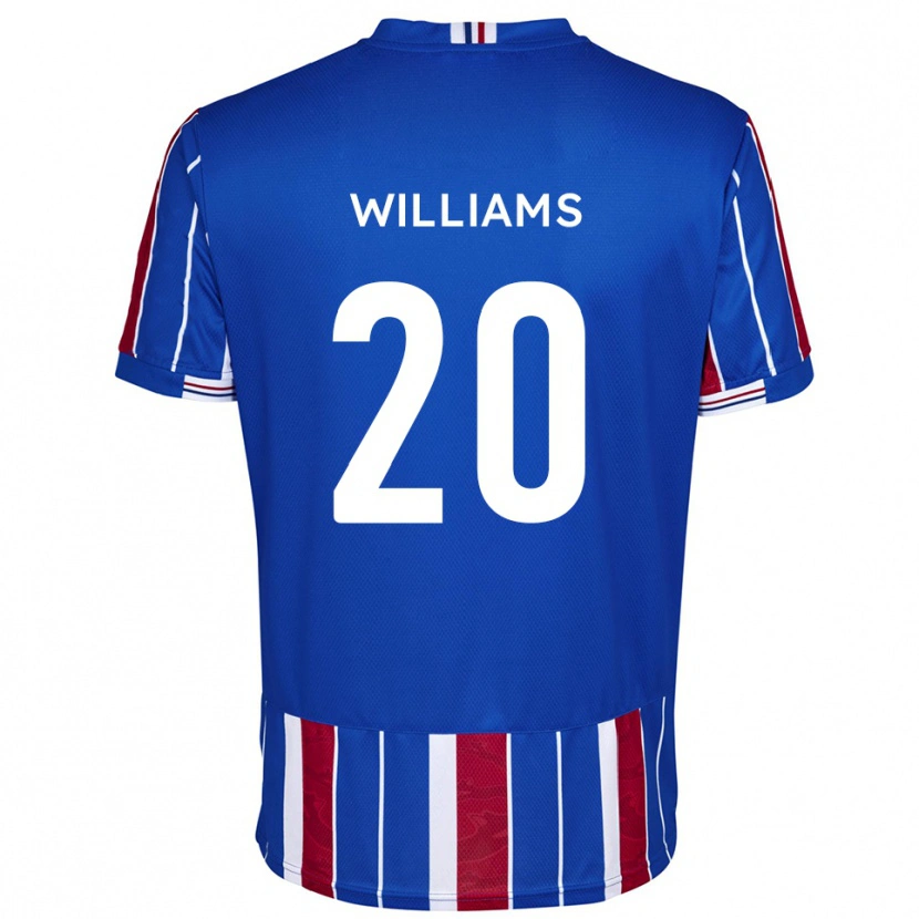 Danxen Herren Ben Williams #20 Blau Rot Weiß Heimtrikot Trikot 2025/26 T-Shirt Österreich