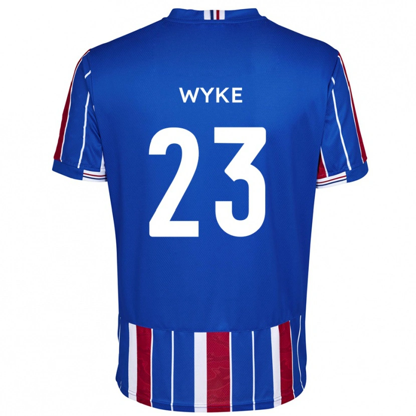 Danxen Herren Charlie Wyke #23 Blau Rot Weiß Heimtrikot Trikot 2025/26 T-Shirt Österreich