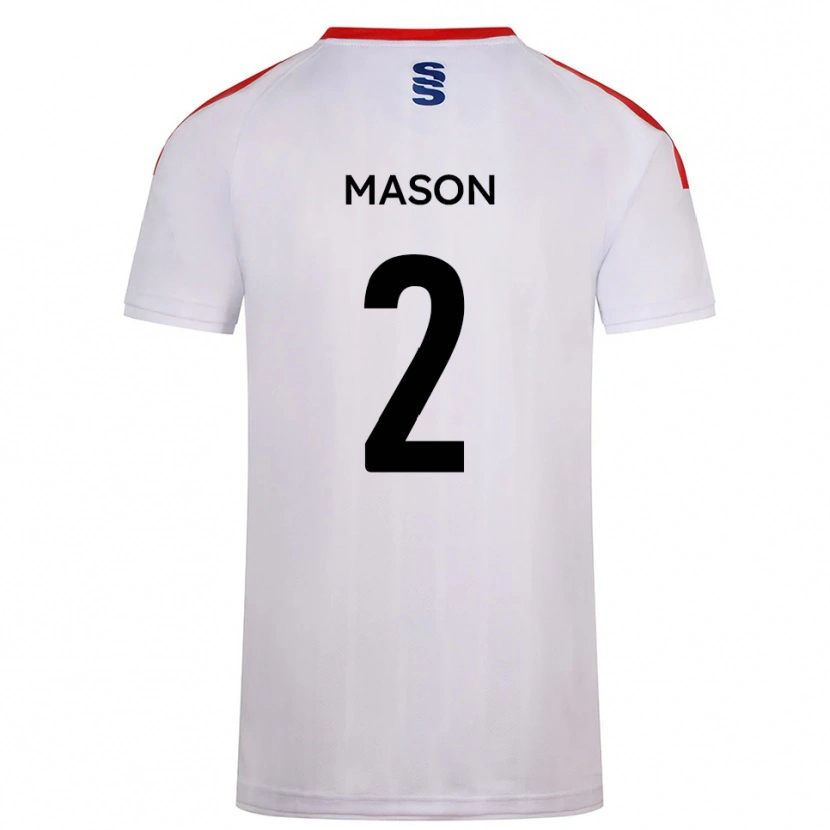 Danxen Herren Beth Mason #2 Weiß Marine Heimtrikot Trikot 2025/26 T-Shirt Österreich