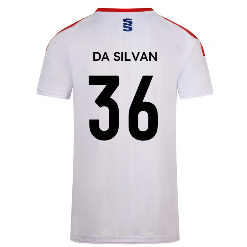 Danxen Herren Elisaro Da Silvan #36 Weiß Marine Heimtrikot Trikot 2025/26 T-Shirt Österreich