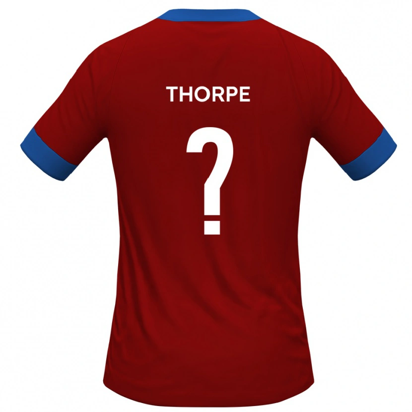 Danxen Herren Harry Thorpe #0 Rot Blau Heimtrikot Trikot 2025/26 T-Shirt Österreich