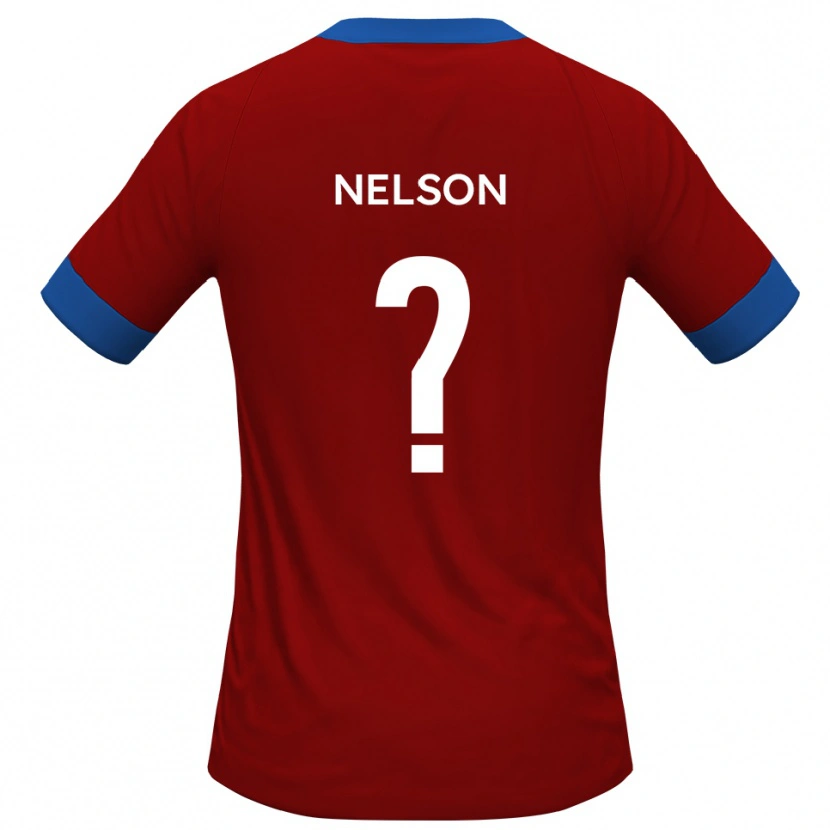 Danxen Herren Toby Nelson #0 Rot Blau Heimtrikot Trikot 2025/26 T-Shirt Österreich