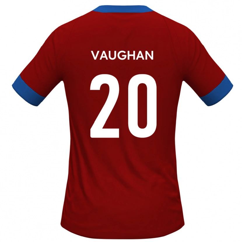 Danxen Herren Haydon Vaughan #20 Rot Blau Heimtrikot Trikot 2025/26 T-Shirt Österreich