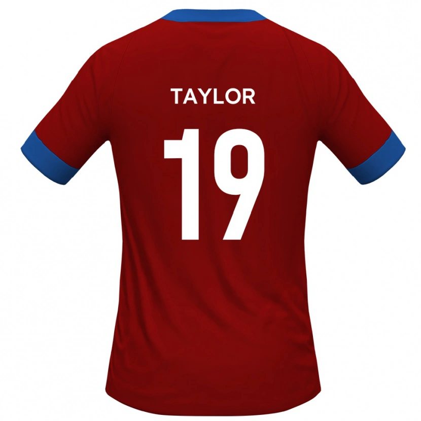 Danxen Herren Archy Taylor #19 Rot Blau Heimtrikot Trikot 2025/26 T-Shirt Österreich