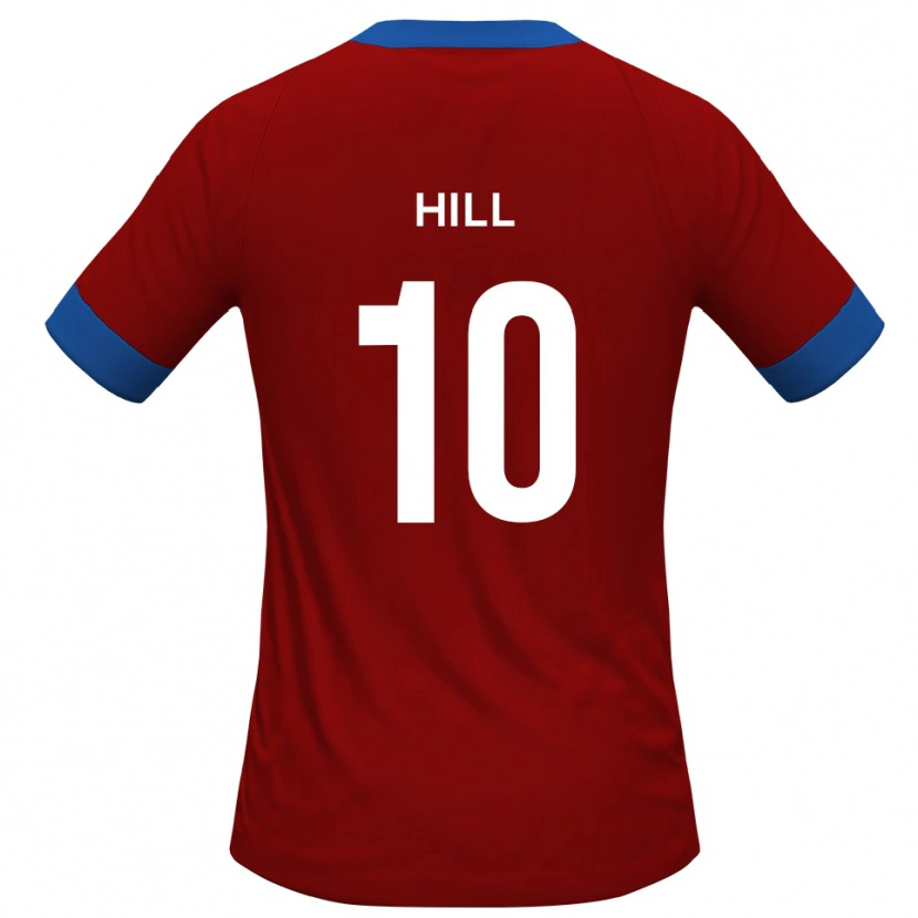 Danxen Herren Ryan Hill #10 Rot Blau Heimtrikot Trikot 2025/26 T-Shirt Österreich