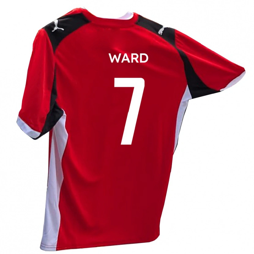 Danxen Herren Keaton Ward #7 Rot Weiß Heimtrikot Trikot 2025/26 T-Shirt Österreich