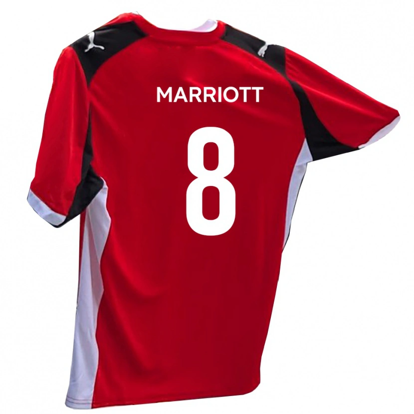 Danxen Herren Isaac Marriott #8 Rot Weiß Heimtrikot Trikot 2025/26 T-Shirt Österreich