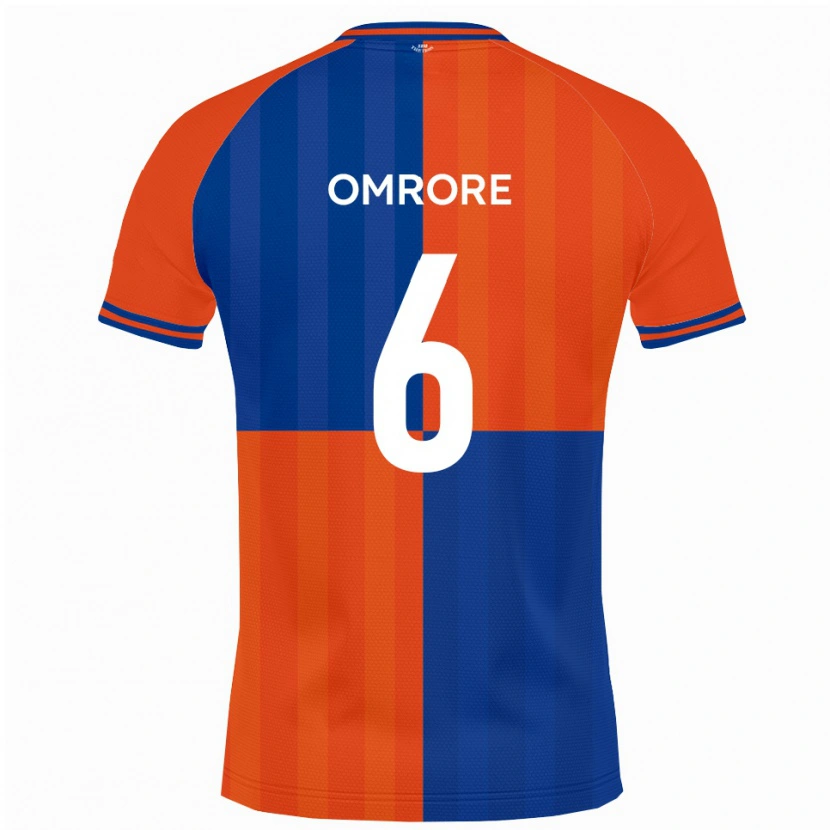 Danxen Herren Manny Omrore #6 Orange Königsblau Heimtrikot Trikot 2025/26 T-Shirt Österreich