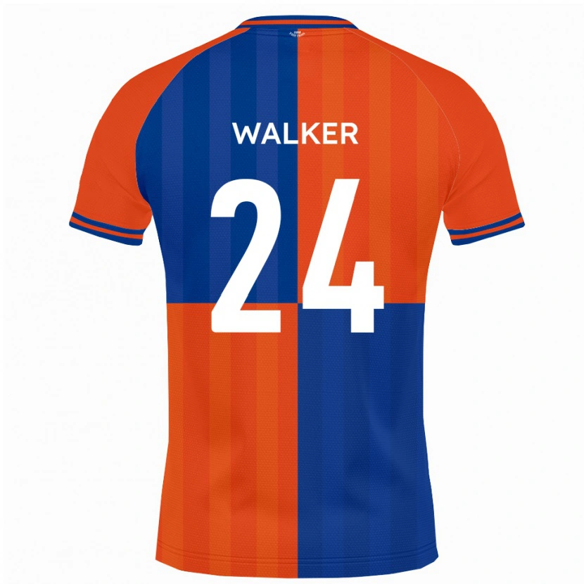 Danxen Herren Lewis Walker #24 Orange Königsblau Heimtrikot Trikot 2025/26 T-Shirt Österreich
