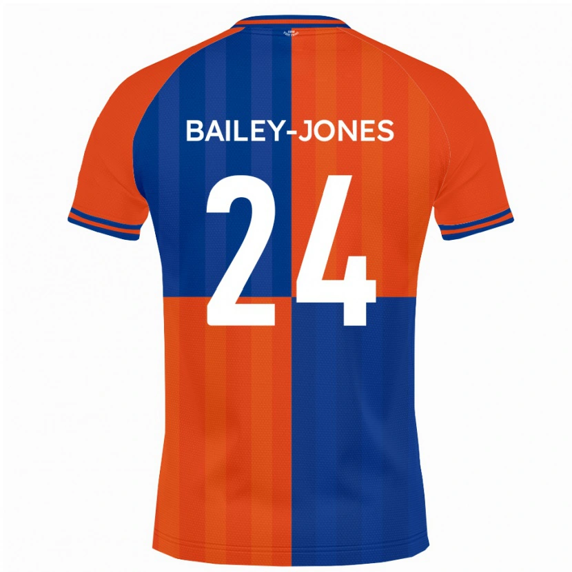 Danxen Herren William Bailey-Jones #24 Orange Königsblau Heimtrikot Trikot 2025/26 T-Shirt Österreich