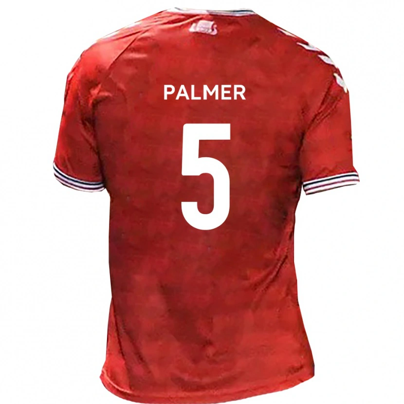 Danxen Herren Ashley Palmer #5 Rot Weiß Heimtrikot Trikot 2025/26 T-Shirt Österreich