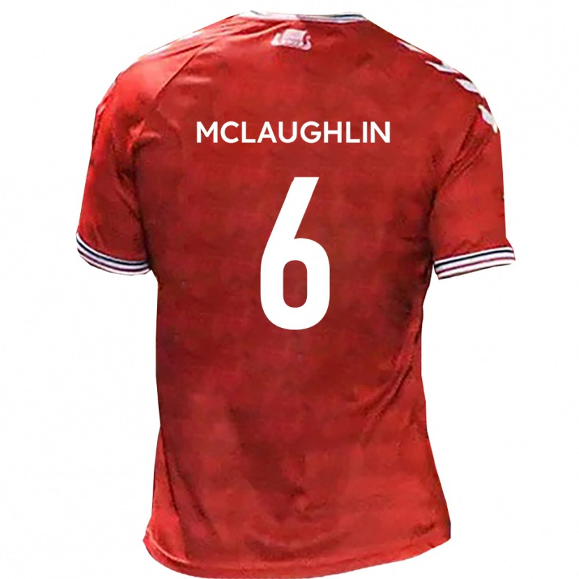 Danxen Herren Paddy Mclaughlin #6 Rot Weiß Heimtrikot Trikot 2025/26 T-Shirt Österreich