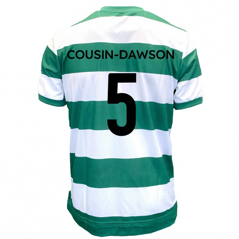 Danxen Herren Finn Cousin-Dawson #5 Grün Weiß Heimtrikot Trikot 2025/26 T-Shirt Österreich