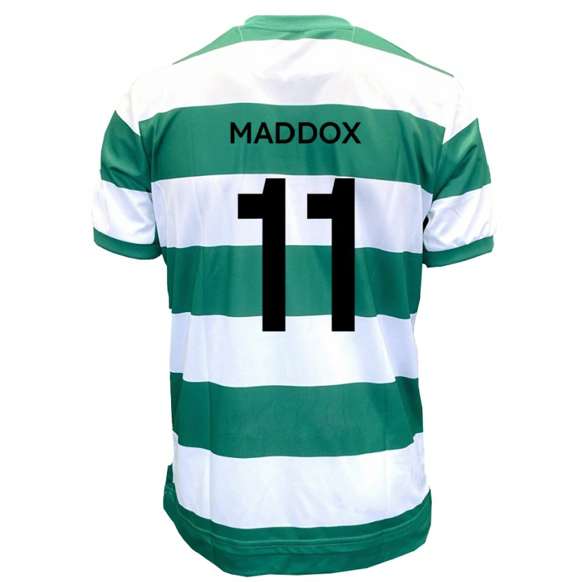 Danxen Herren Jacob Maddox #11 Grün Weiß Heimtrikot Trikot 2025/26 T-Shirt Österreich