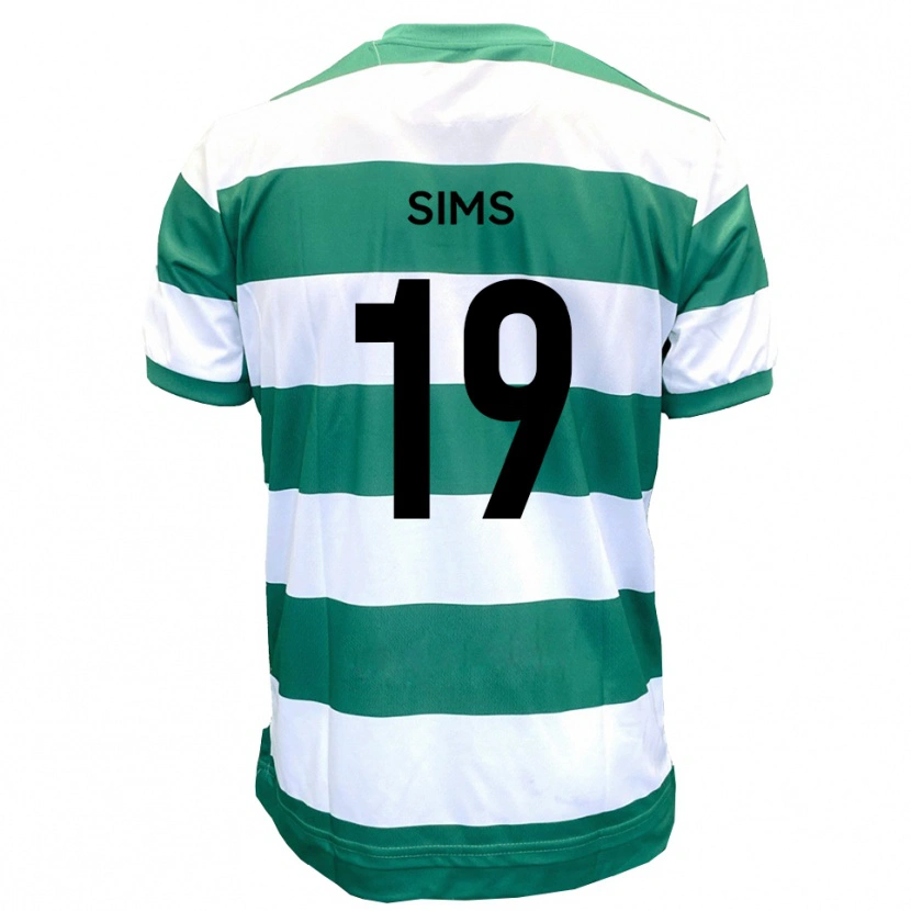 Danxen Herren Josh Sims #19 Grün Weiß Heimtrikot Trikot 2025/26 T-Shirt Österreich