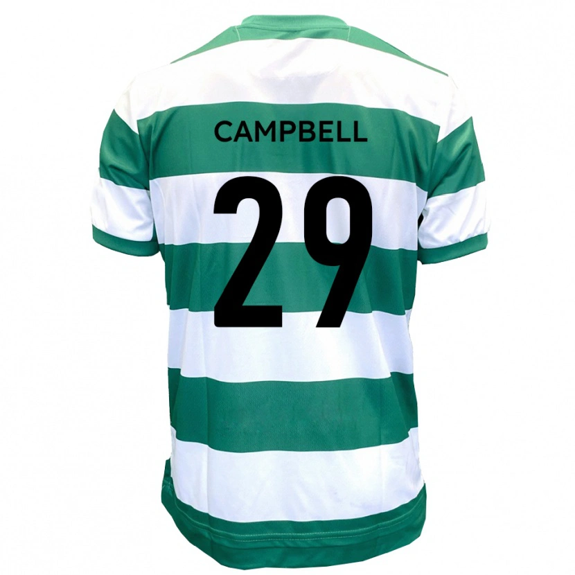 Danxen Herren Tahvon Campbell #29 Grün Weiß Heimtrikot Trikot 2025/26 T-Shirt Österreich