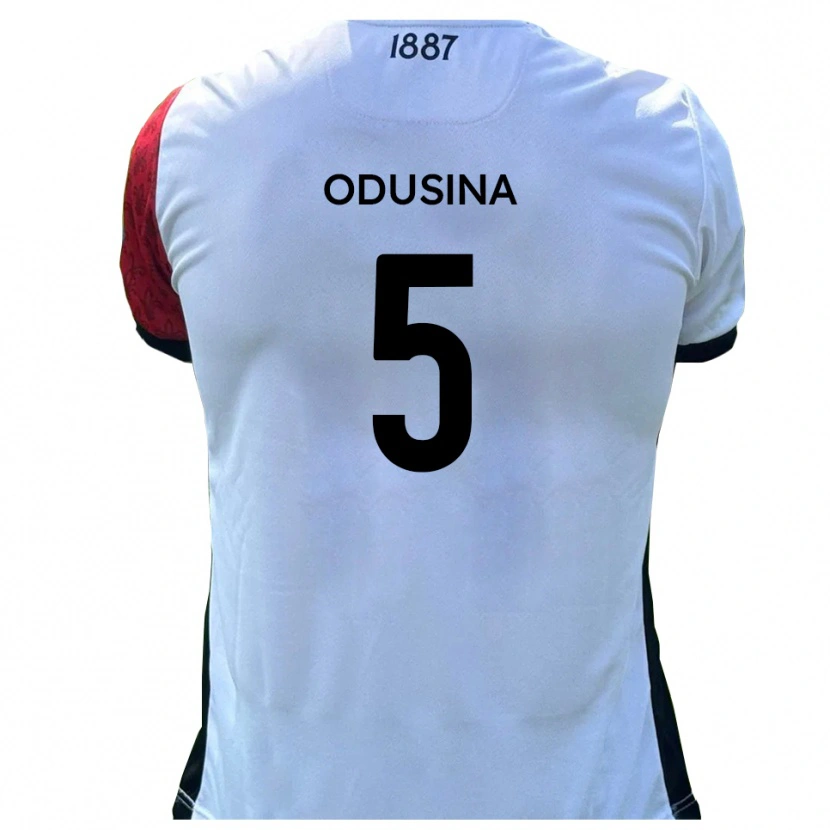 Danxen Herren Timi Odusina #5 Rot Weiß Heimtrikot Trikot 2025/26 T-Shirt Österreich