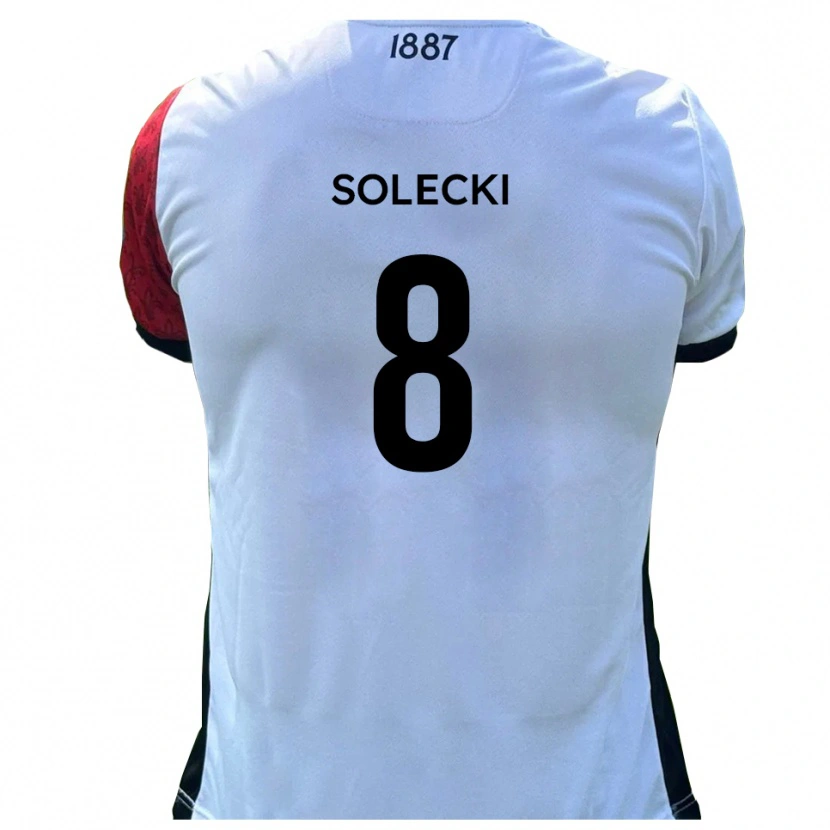 Danxen Herren Joshua Solecki #8 Rot Weiß Heimtrikot Trikot 2025/26 T-Shirt Österreich