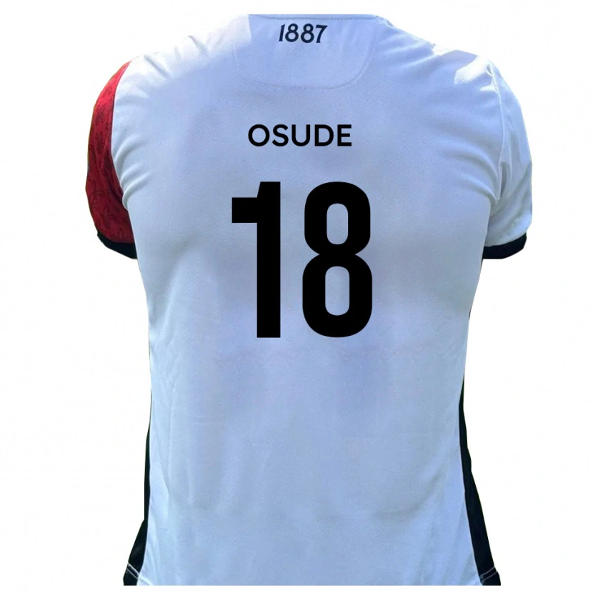 Danxen Herren Joshua Osude #18 Rot Weiß Heimtrikot Trikot 2025/26 T-Shirt Österreich