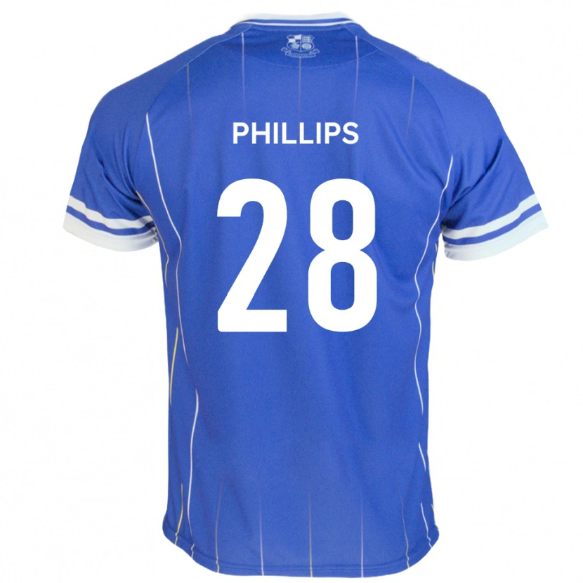 Danxen Herren Declan Phillips #28 Königsblau Heimtrikot Trikot 2025/26 T-Shirt Österreich