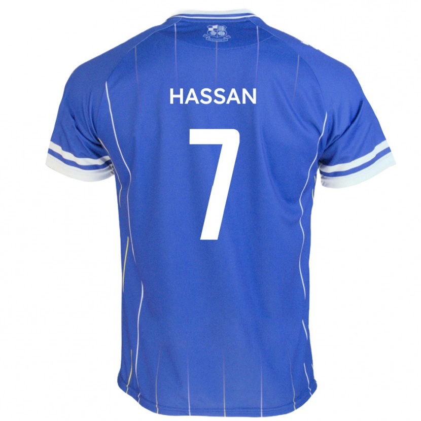 Danxen Herren Sakariya Hassan #7 Königsblau Heimtrikot Trikot 2025/26 T-Shirt Österreich