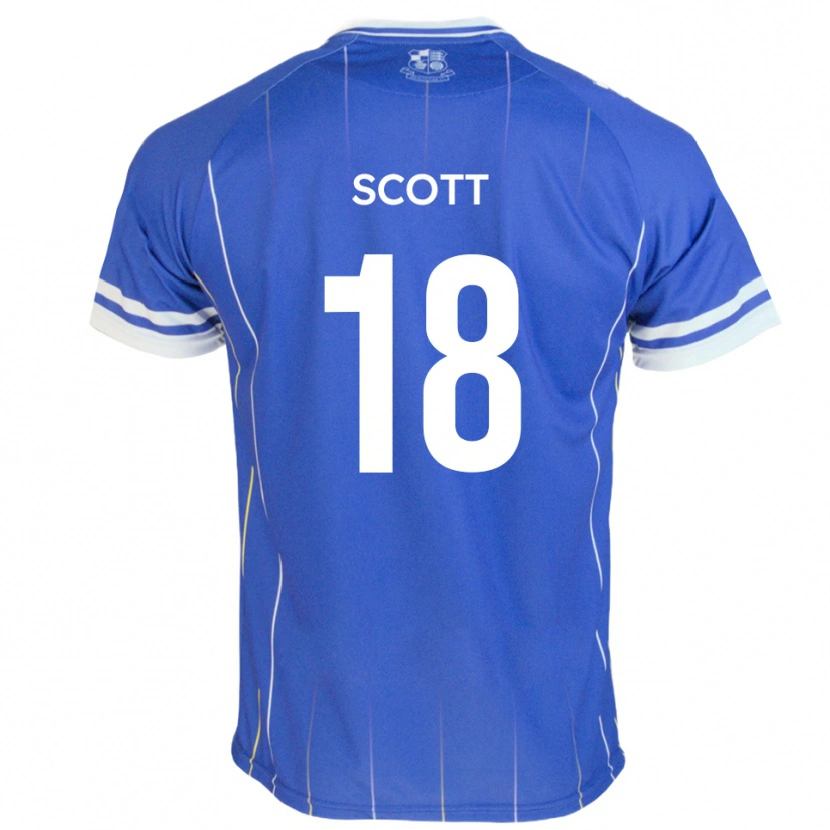 Danxen Herren Christian Scott #18 Königsblau Heimtrikot Trikot 2025/26 T-Shirt Österreich