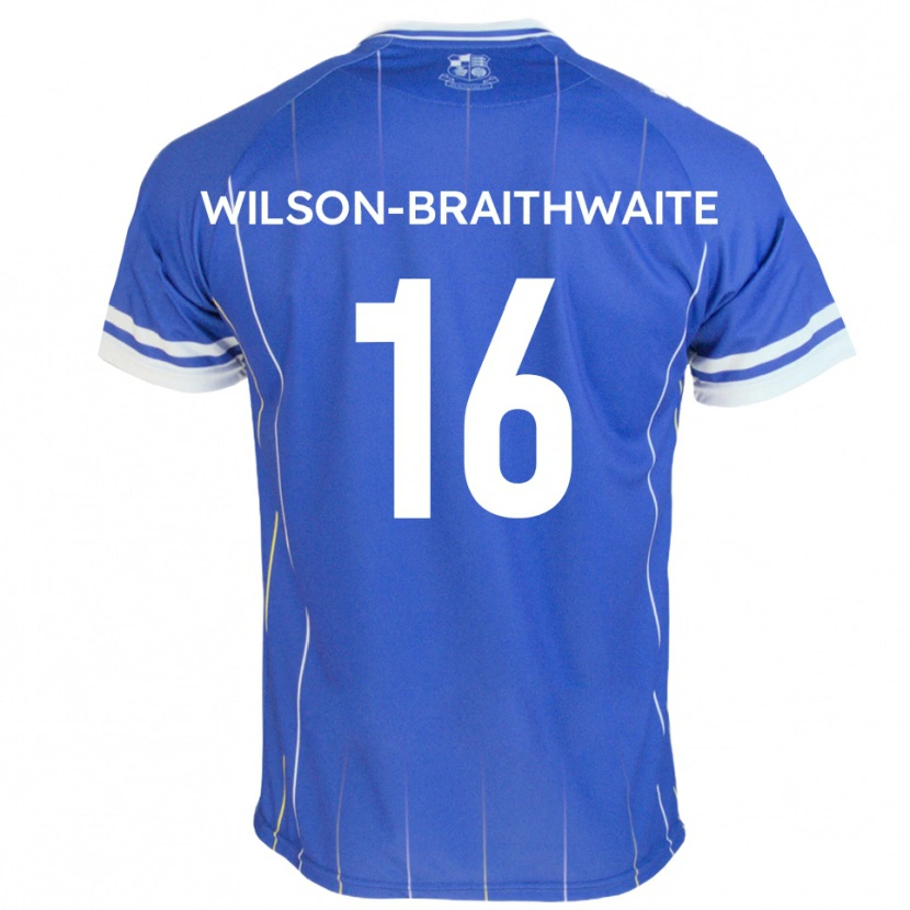 Danxen Herren Makai Wilson-Braithwaite #16 Königsblau Heimtrikot Trikot 2025/26 T-Shirt Österreich