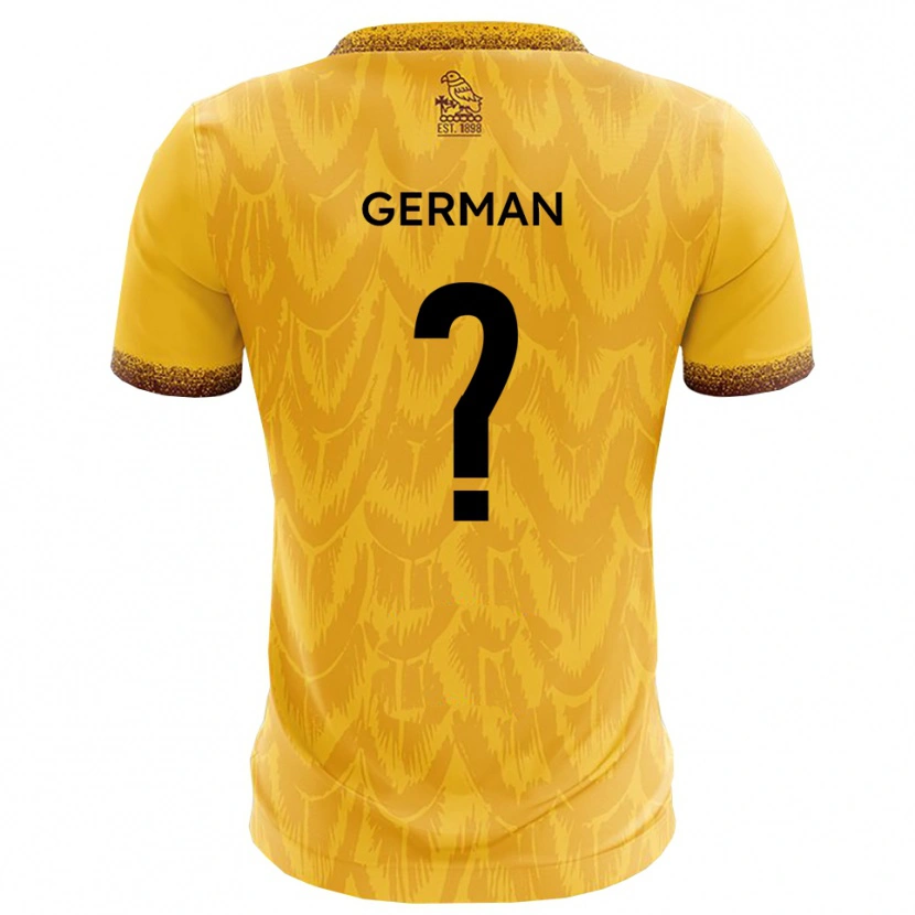 Danxen Herren Millie German #0 Gelb Braun Heimtrikot Trikot 2025/26 T-Shirt Österreich