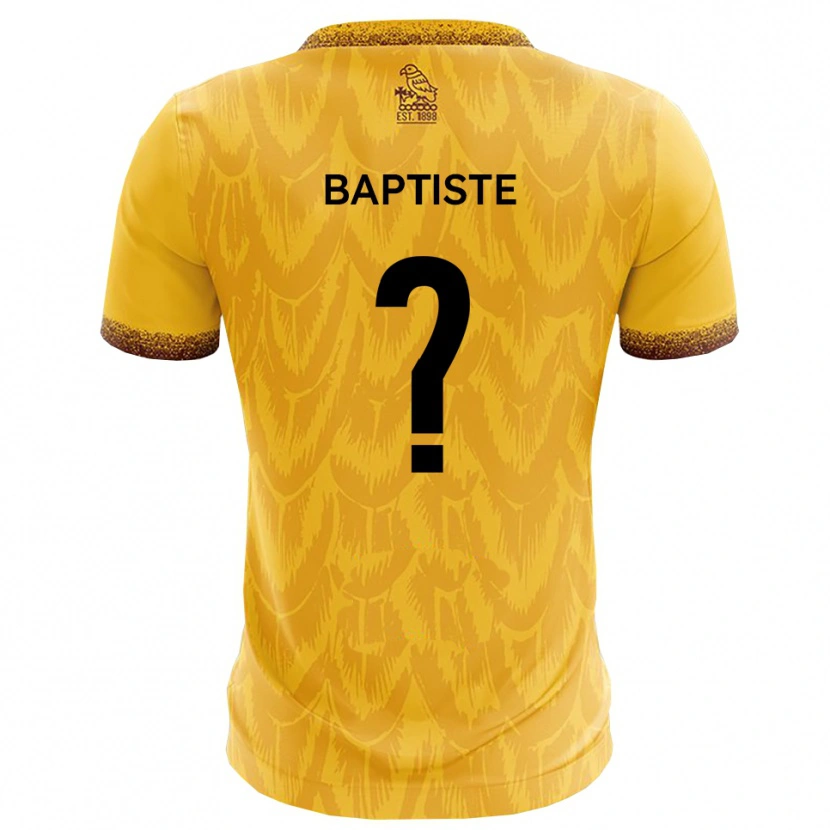 Danxen Herren Hannah Baptiste #0 Gelb Braun Heimtrikot Trikot 2025/26 T-Shirt Österreich