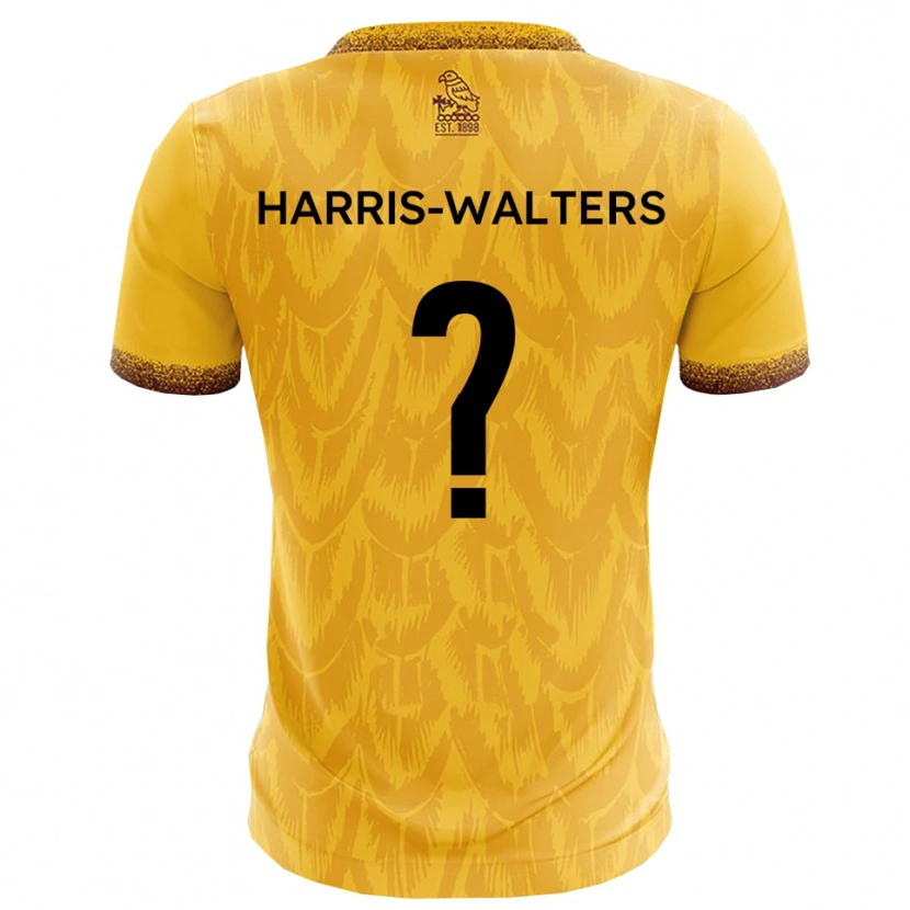 Danxen Herren Ilanna Harris-Walters #0 Gelb Braun Heimtrikot Trikot 2025/26 T-Shirt Österreich