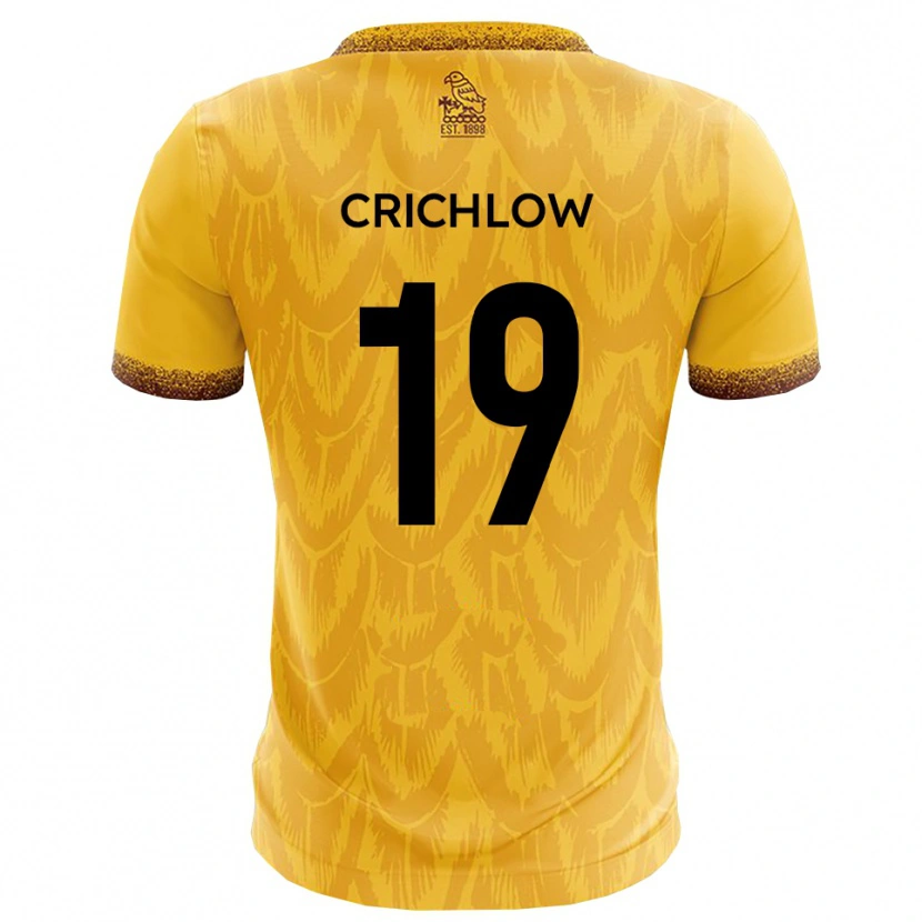 Danxen Herren Kane Crichlow #19 Gelb Braun Heimtrikot Trikot 2025/26 T-Shirt Österreich