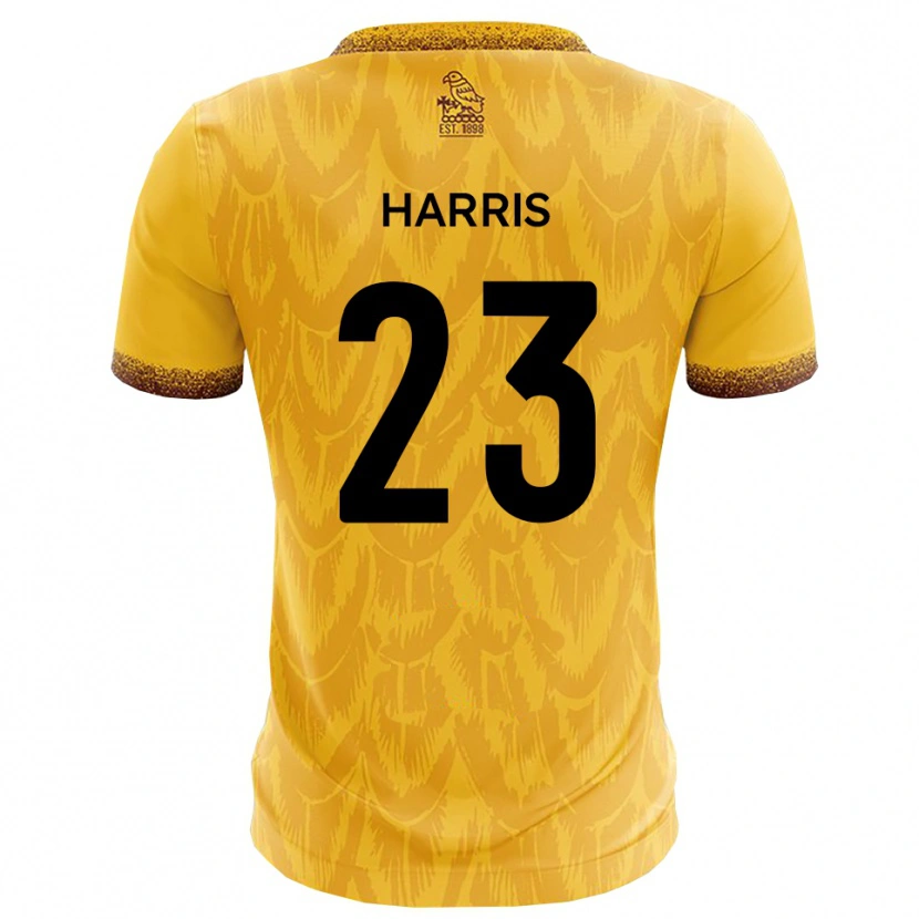 Danxen Herren Jayden Harris #23 Gelb Braun Heimtrikot Trikot 2025/26 T-Shirt Österreich