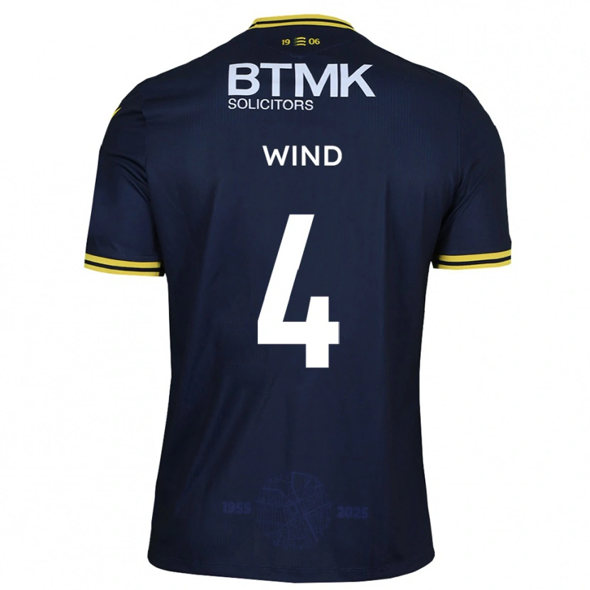 Danxen Herren George Wind #4 Marine Gelb Heimtrikot Trikot 2025/26 T-Shirt Österreich