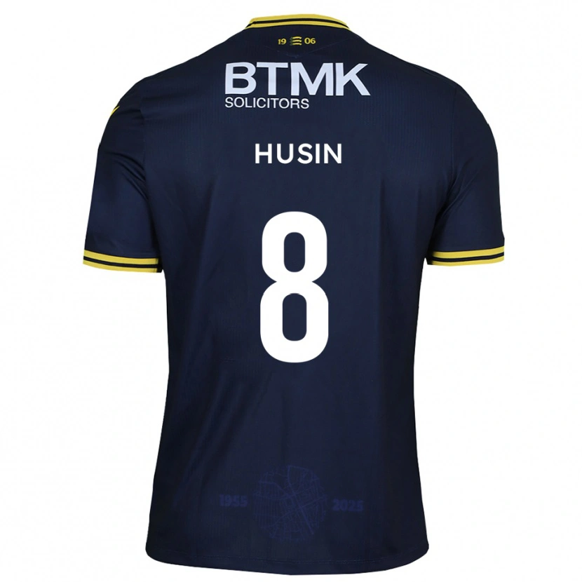 Danxen Herren Noor Husin #8 Marine Gelb Heimtrikot Trikot 2025/26 T-Shirt Österreich