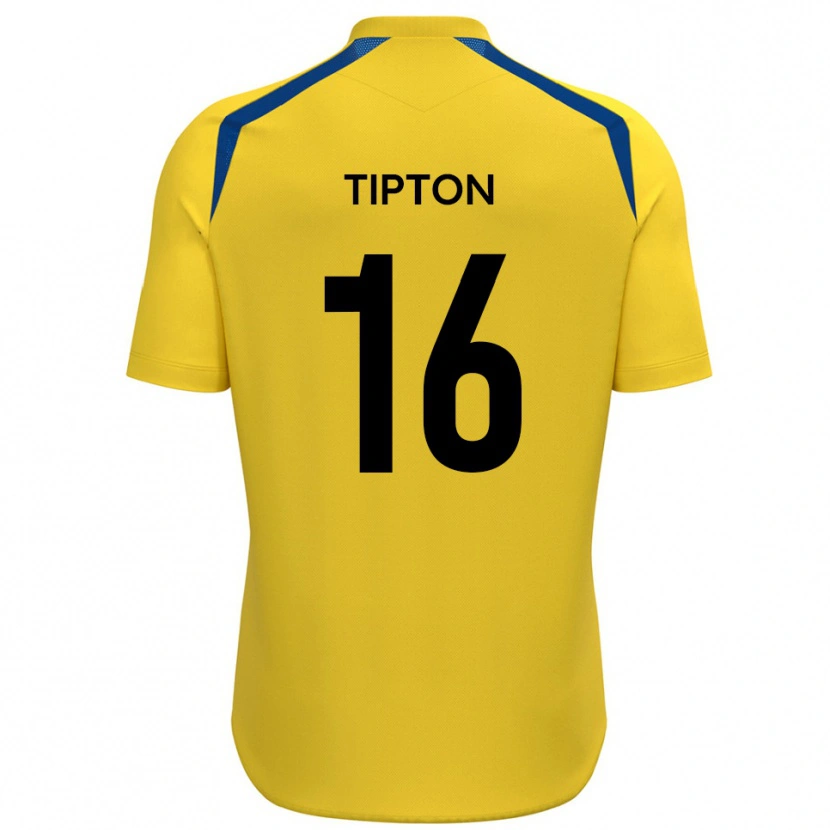 Danxen Herren Ollie Tipton #16 Gelb Blau Heimtrikot Trikot 2025/26 T-Shirt Österreich