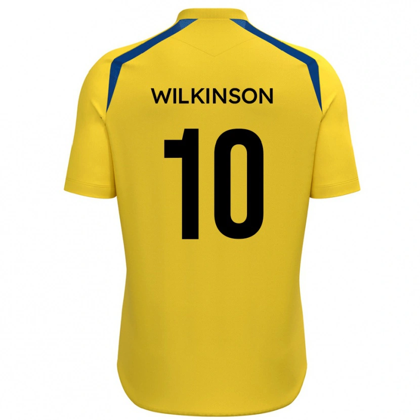 Danxen Herren Conor Wilkinson #10 Gelb Blau Heimtrikot Trikot 2025/26 T-Shirt Österreich